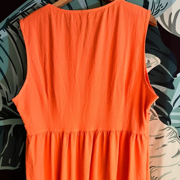 Hand dyed embroidered maxi dress - Picture 6 of 6